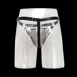 String en cuir avec ceinture <span class=keywords><strong>de</strong></span> chasteté sexy pour hommes culotte <span class=keywords><strong>de</strong></span> bondage produits pour adultes <span class=keywords><strong>jeux</strong></span> flirter costume <span class=keywords><strong>de</strong></span> sous-vêtements pour hommes - Product Image 2