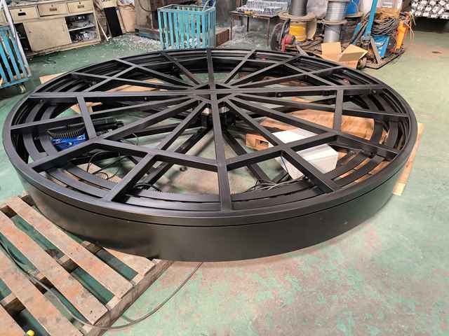 2m Heavy Duty Rotating Stage 360 Motorized Rotary Platform Circular DJ Turntable for Concert Wedding Party Exhibition