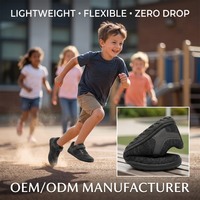 Chaussures d'école minimalistes en maille pour enfants, style pieds nus, fabricant OEM de marque privée