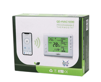 Thermostat avec écran LCD, contrôle de la température de chauffage et de refroidissement, avec fonction WIFI, contrôleur de température ambiante intelligent, thermostat HVAC