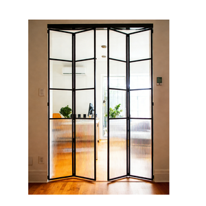 Portes pliantes en aluminium AS2047 <span class=keywords><strong>à</strong></span> double vitrage, isolation thermique, insonorisation, efficacité énergétique, design extérieur pour villa, patio, cour - Product Image 4