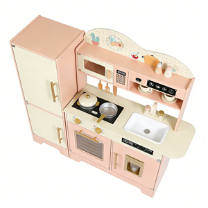 <span class=keywords><strong>Jeu</strong></span> de simulation de maison <span class=keywords><strong>en</strong></span> <span class=keywords><strong>bois</strong></span> interactif, ensemble de <span class=keywords><strong>cuisine</strong></span> multifonctionnel <span class=keywords><strong>en</strong></span> <span class=keywords><strong>bois</strong></span> rose - Product Image 4