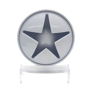 Cendrier rond en plastique 100% mélamine, design étoile personnalisé, livraison gratuite - Product Image 3