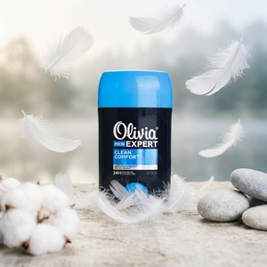 Clean Comfort Men’s Antiperspirant <b>Deodorant</b> <b>Stick</b> for Long-Lasting Sweat and Odor Protection 50 g Olivia Men Expert - Product Image 2