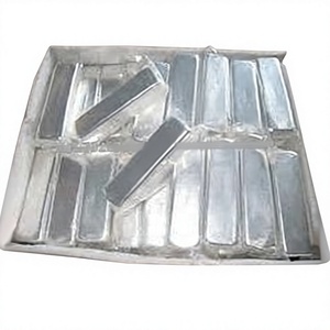 Lingote de Indio Metálico 1kg No Aleado No Secundario 4N5 (99.995%) Blanco Plateado Plastificante Uso Industrial - Product Image 1