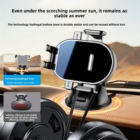Support de téléphone rotatif à 360 degrés pour tableau de bord de voiture avec ventouse et surface miroir – Nouvelle arrivée