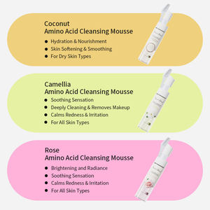 <span class=keywords><strong>Mousse</strong></span> nettoyante visage 200 ml à la vitamine C et aux acides aminés, nettoyage en profondeur des pores, démaquillant doux, non desséchant, lavage quotidien du visage - Product Image 6