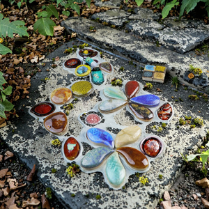 Modern DIY zanaat seramik hurda yuvarlak su damlası ücretsiz taş mozaik yapma gözyaşı sanat porselen için özel gözyaşı tasarım - Product Image 3