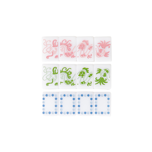 Tuiles de Mahjong de Luxe Xusheng, Ensemble de 160 Pièces, Pliable, Résistant à l'Eau, Design Portable, Matériau Acrylique Blanc pour Fêtes - Product Image 3