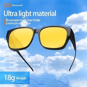 <span class=keywords><strong>Lunettes</strong></span> de soleil polarisées UV400 de vision nocturne à porter par-dessus des <span class=keywords><strong>lunettes</strong></span> de vue, surdimensionnées et enveloppantes <span class=keywords><strong>pour</strong></span> <span class=keywords><strong>la</strong></span> conduite, <span class=keywords><strong>pour</strong></span> les porteurs de <span class=keywords><strong>lunettes</strong></span> de prescription - Product Image 5