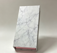 Boîtes à cils en gros avec estampage à chaud or rose, emballage personnalisé de luxe, boîte à cils laminée, fournisseur de cils, boîtes personnalisées