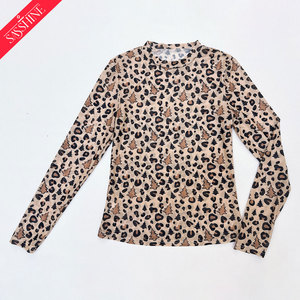 Tùy Biến Phương Tây In Vui Vẻ Mô Hình Giáng Sinh Lưới Top Cô Gái Quần Áo Hàng Đầu Hot Bán - Product Image 6