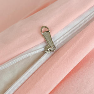 Lussuoso semplice cotone lavato ricamato in quattro pezzi copripiumino stile principessa <span class=keywords><strong>Set</strong></span> di lenzuola per piante - Product Image 3