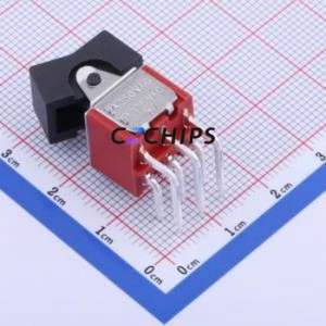 MR-0-202-A03-0003-RS Rocker Switch Through hole Component (THT) Switch Concave Bend PC Pin Black 2A - Product Image 2