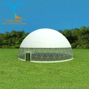 10m diametro perfetto PVC geodetico cupola casa tenda per il <span class=keywords><strong>campeggio</strong></span> in vendita <span class=keywords><strong>Bungalow</strong></span> prefabbricato <span class=keywords><strong>con</strong></span> tende a cupola per eventi - Product Image 1