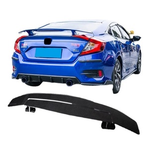 Alerón Trasero de Fibra de Carbono de Alta Calidad Welta, Material ABS, Alerón Trasero para Automóvil, Parachoques Traseros para Honda 10 Civic 2016-2019 - Product Image 1