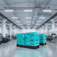 200 kVA Generator Tragbarer Einphasiger Diesel-Generator 200kW Geräuscharmer Typ Heimgenerator mit Wechselrichter