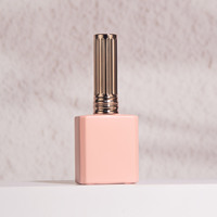 Botellas de Vidrio para Esmalte de Uñas de 20 ml, Cilíndricas, con Tapa de Rosca, Diseño Moderno, Impresión Serigrafiada, Coloridas, para Esmalte en Gel