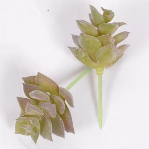 Decoración para el Hogar, Mini Plantas <span class=keywords><strong>Suculentas</strong></span> de Aloe en Maceta Gris Artificial de Alta Calidad - Product Image 6