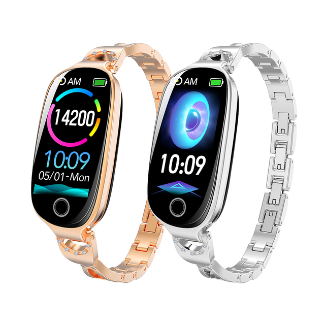 Women's Android Smart Watch 1.1 Inch TFT IP67 Alloy Case Touch Screen Heart Rate Monitor Menstrual Management Sleep Tracker