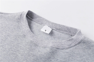 Sweat-shirt à col rond imprimé avec logo personnalisé pour hommes grande taille en coton et polyester avec design unique taille 3XL - Product Image 3