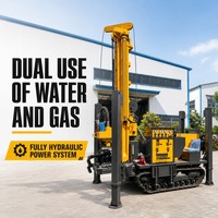Foreuse rotative sur chenilles WD pour puits d'eau, moteur Cummins, couleur personnalisée, support après-vente 24h/24