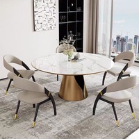 Sillas de Comedor Modernas Vintage de Madera Maciza para Banquetes, Restaurantes, Hoteles y Cafeterías, Sillas de Comedor Tapizadas en Cuero