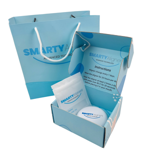 Boîte cadeau personnalisée en papier recyclable pour blanchiment dentaire, emballage pour aligneurs dentaires pour laboratoire dentaire - Product Image 5