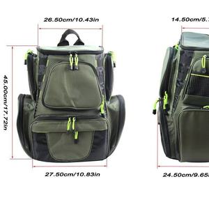 TIN DUC EF95 #   Sac à dos de pêche et sac étanche en polyester imperméable, transport polyvalent pour l'extérieur, style sportif unisexe - Product Image 2