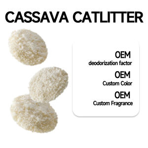 Lettiera per Gatti Facile da Pulire in Cassava, Lettiera Agglomerante Forte, Vendita all'Ingrosso 6L/10L Sabbia per Gatti - Product Image 2