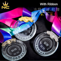 Trophées personnalisés en cristal K9 faits à la main, pas chers, gravure tendance, médailles en verre pour événements sportifs, cadeaux d'affaires