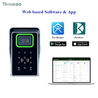 Escáner de Códigos QR Inteligente Thinmoo con Ethernet, Resistente al Agua IP65, Visión Nocturna, Control de Acceso, Gestión Remota por Aplicación para Oficina