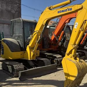 Miniexcavadora Usada de Alto Rendimiento Komatsu PC55 de 5.5 Toneladas, Excavadora Hidráulica Compacta de Orugas en Venta, Pocas Horas de Trabajo - Product Image 1