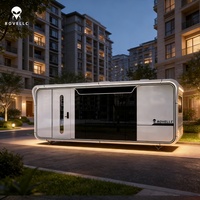 Casa Cápsula Modular de Acero Personalizada, Ecológica, con Energía Solar, Tienda Comercial, Sala Médica de Autoservicio con IA, Prefabricada y Multiusos