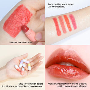 Capsule Lippenstift Fabriek Hele Verkoop Travel Size Oem Odm Waterdichte Langdurige Matte Lippenstift - Product Image 4