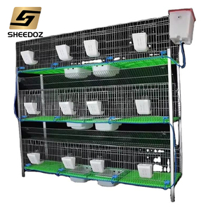 Katmanlı Tavşan Yetiştirme Kafesi, Galvanizli Tavşan Yetiştiricileri Çiftlikleri Kümes Hayvanları Tavşan Yetiştirme Kafesi Satışı - Product Image 5