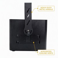 Luz Láser RGB de 10W a Todo Color para Bodas, Banquetes, Fiestas, Animación de Escenarios, ILDA DMX512, Club, DJ, 30Kpps, Directo de Fábrica