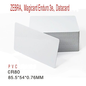 Trắng PVC RFID Thẻ 13.56Mhz tần số cho Datacard máy in chuyển nhiệt in ấn không thấm nước/thời tiết con chip FM1208-10 - Product Image 2