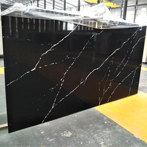 Tấm Thạch Anh Mặt Bàn Kích Thước Lớn Nhất Marquina Màu Đen 3200X1600X20 Mm Tấm Thạch Anh Việt Nam - Product Image 2