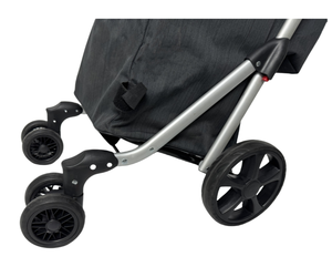 30 किलो की थोक दुकान ट्रॉली गाड़ी छह पहियों एल्यूमीनियम सामान बैग के साथ बैग - Product Image 4