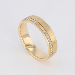 Anillos de Eternidad con Moissanitas Starsgem OEM ODM para Hombre, Anillo de Diamante y Moissanita para Hombre - Product Image 3