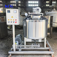 Cuve de pasteurisation de lait frais entièrement automatique en acier inoxydable 300L, machine de stérilisation du yaourt, équipement de transformation pour boulangerie
