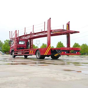 Nuevo Semirremolque Portacoches de Acero de Doble Plataforma, 2-3 Ejes, Diésel, Transmisión Automática, Capacidad de 20-200 Toneladas, 13.75m, Chasis de Manganeso - Product Image 4