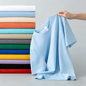 เสื้อยืดคอกลมแขนสั้นผ้าฝ้ายหวีเนื้อหนัก 230 กรัม สำหรับผู้ชาย สไตล์ลำลอง คุณภาพพรีเมียม - Product Image 1