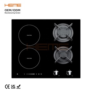 Sản xuất tại Trung Quốc Sản phẩm mới thiết bị nhà bếp 60cm Glass Bảng điều chỉnh <span class=keywords><strong>4</strong></span> đầu đốt <span class=keywords><strong>gas</strong></span> cảm ứng kết hợp <span class=keywords><strong>HOB</strong></span> - Product Image 1