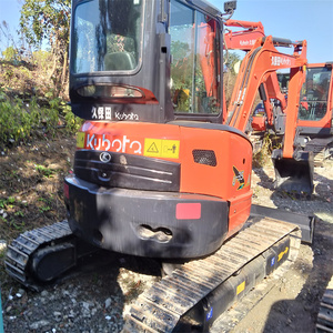 Miniexcavadora Hidráulica Usada <span class=keywords><strong>Kubota</strong></span> U35 de 3.5 Toneladas, Fabricada en Japón, Modelo U35-4 con Brazo Desplazable, Certificación EPA y CE, Motor <span class=keywords><strong>Kubota</strong></span>, Cabina Cerrada, a Buen Precio - Product Image 4