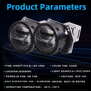 New Car Headlight 45W/73W 24V Natural White 6000K E10 Bi <b>Led</b> <b>Projector</b> Lens 3.0 for Auto Lighting System - Product Image 3