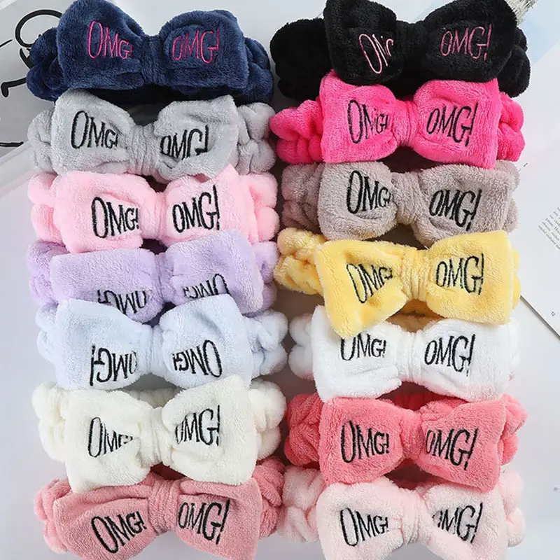 Оптовая продажа, повязка на голову из кораллового флиса