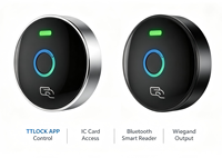 Lecteur de cartes RFID intelligent professionnel pour systèmes de contrôle d'accès sécurisés aux portes et aux bureaux