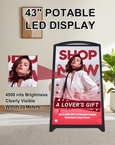 <span class=keywords><strong>Monitor</strong></span> Totem LCD da 55 Pollici per Interni ed Esterni, Schermo LCD ad Alta Luminosità con Batteria Integrata, Segnaletica Digitale - Product Image 6